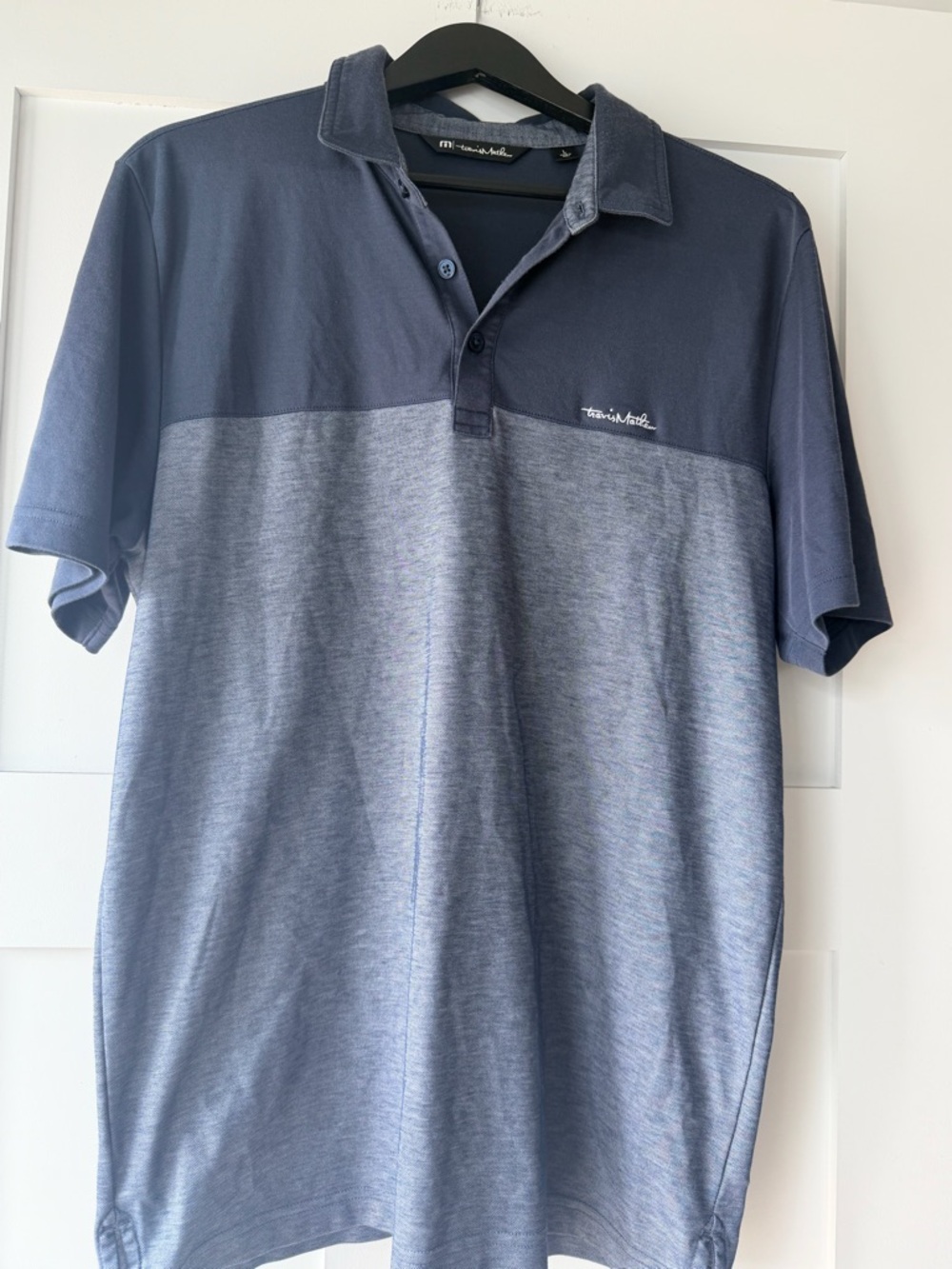 Travis Mathew Performance Navy Polo Shirt